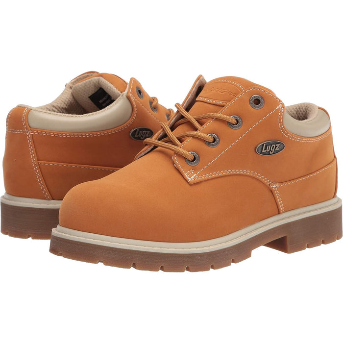 Lugz 7 / Brown Lugz Men's Drifter Memory Foam Classic Oxford Boots - Golden Wheat, Size 7 Wide