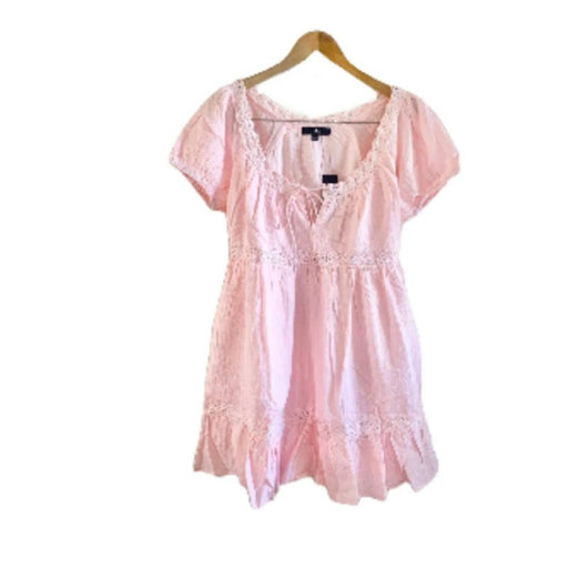 Lulus x Matisse Small / Pink Lulu's Light Pink Boho Babydoll Dress Size S * Perfect for Summer DaysWD23