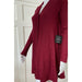 Lulus XS / Red Lulus Ribbed Lightweight Sweater Ruby Red Dress XS* Stylish Cardigan WD39