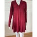 Lulus XS / Red Lulus Ribbed Lightweight Sweater Ruby Red Dress XS* Stylish Cardigan WD39