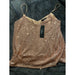 Lulus XSmall / Multi color Lulus Sparkling Glimpse Rose Gold Sequin Cami Top SZ XS - Party-Ready Glam WTS03