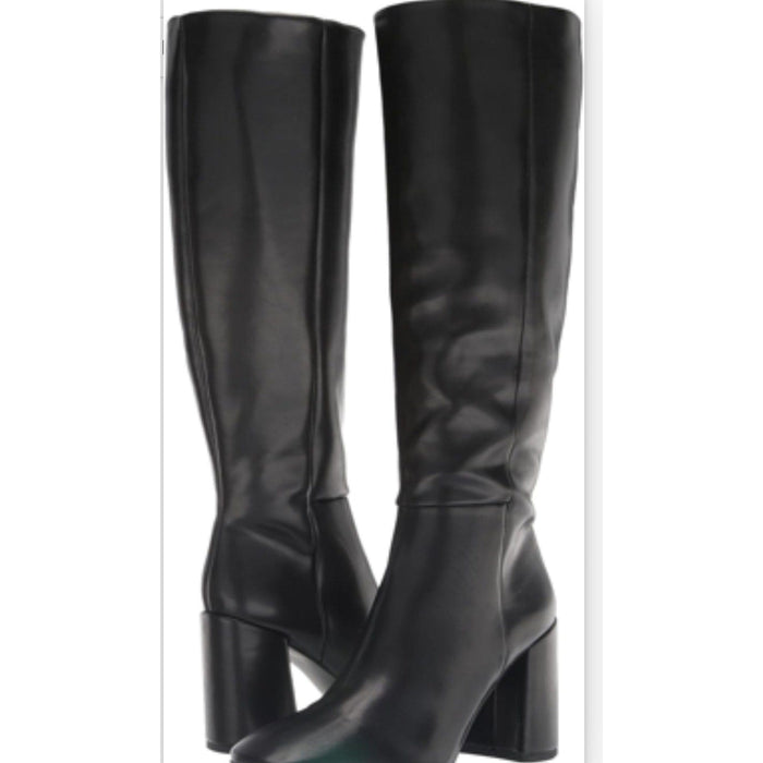 Madden girl Black / 10 / Leather Madden Girl Women's William Knee High Boot - Size 10, Sleek & Stylish  Footwear