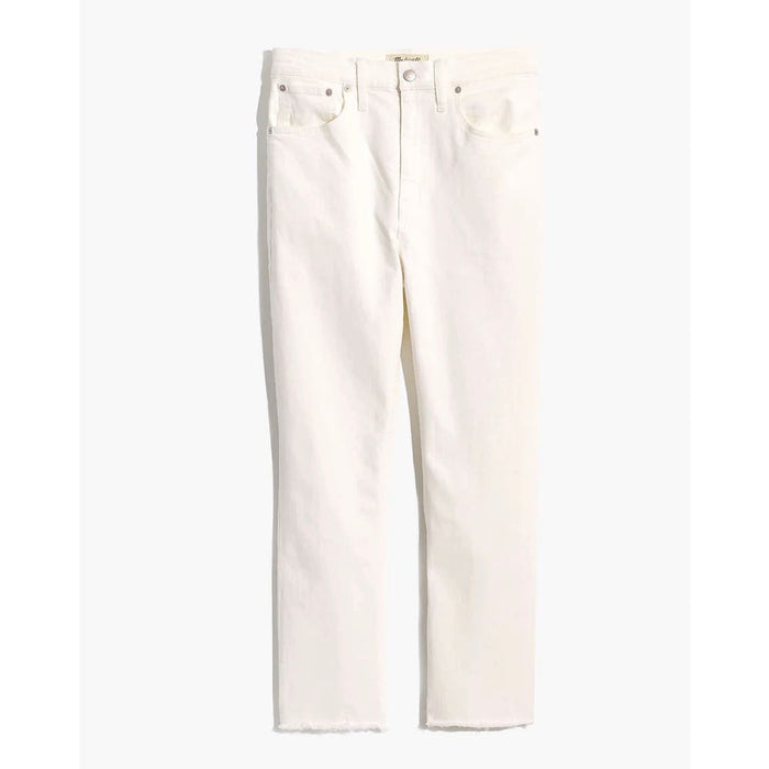 Madewell 26 / white Madewell High-Rise Slim Boyjean, Size 26, Tile White * Wom159