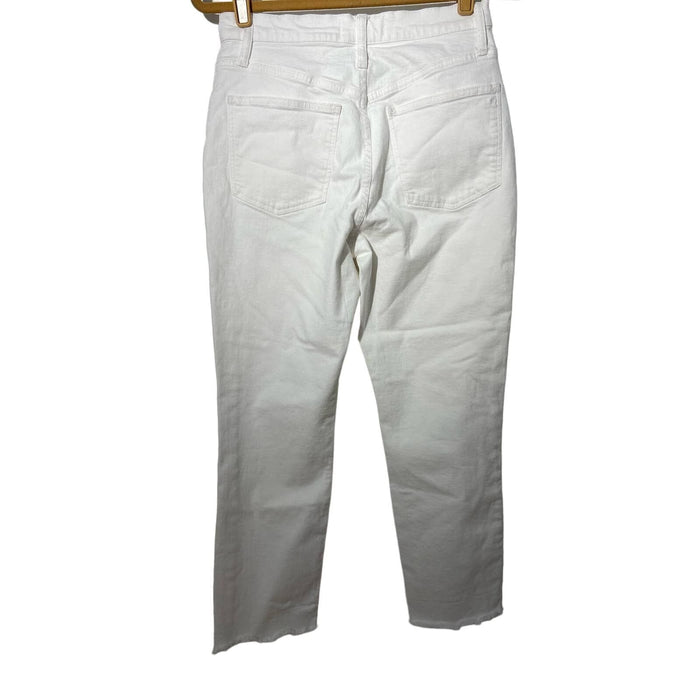 Madewell 26 / white Madewell High-Rise Slim Boyjean, Size 26, Tile White * Wom159