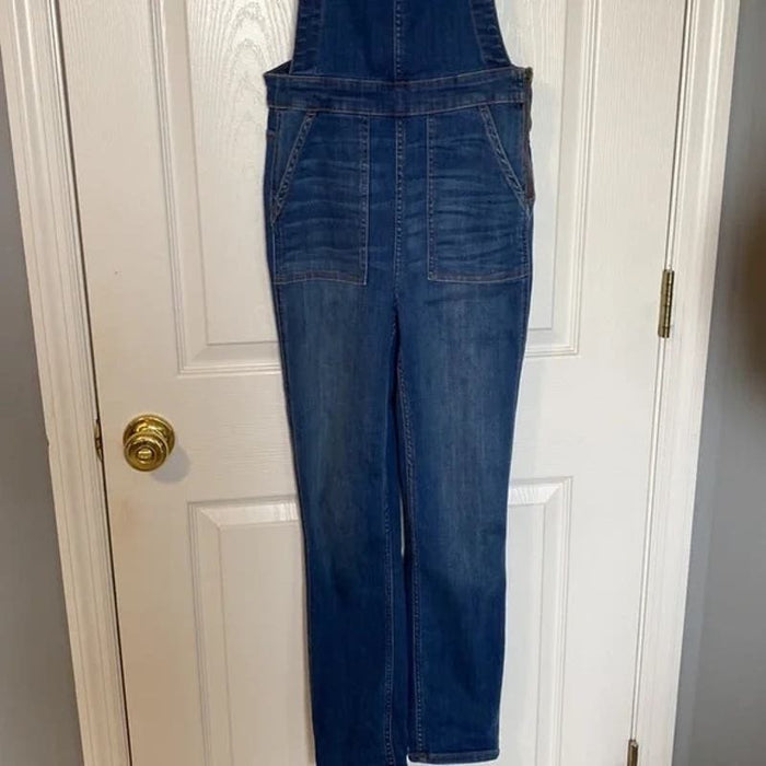 Madewell Small / Blue Madewell Denim Jean Overalls, Zipper Side, Size Small * wom161