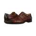 Magnanni Brown / 9.5 / Leather Magnanni Men's Cotillas II Monk Strap Leather Shoes Cognac Brown Size 9.5