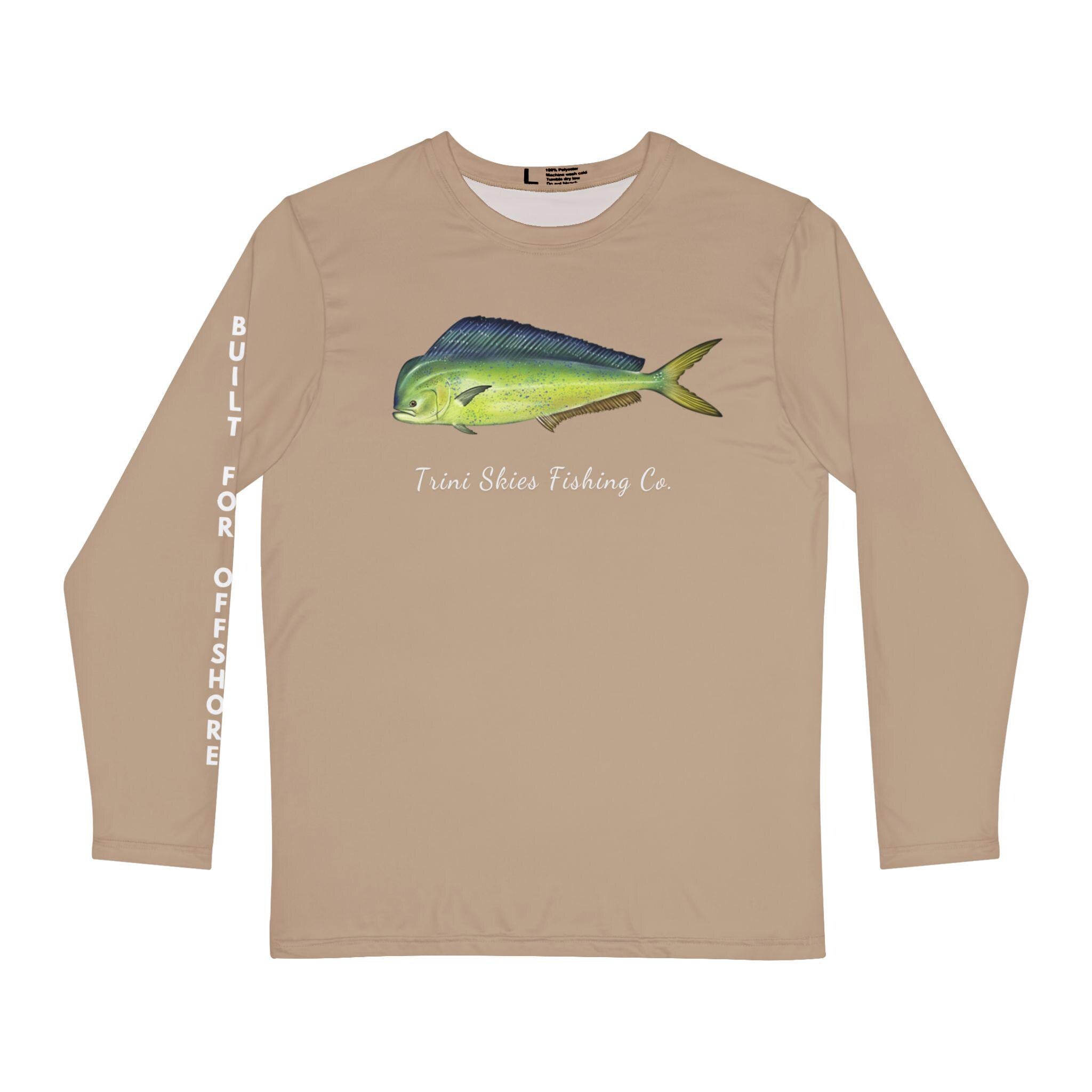 Mahi - Mahi Offshore Fishing Shirt Built for Offshore Trini Skies Performance Long Sleeve UV Performance Fishing Shirt Long Sleeve Unisex - Triniskies