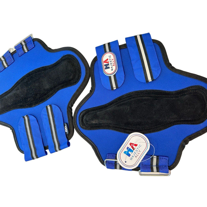 Majestic Ally horse accessories Majestic Ally Horse Splint Boots 2-Piece Set Riding Neoprene Front or Back Leg