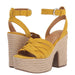 Marc Fisher 6 / yellow Marc Fisher LTD Women's Oaten Wedge Sandal SZ 6 - Contemporary, Sleek Shoes