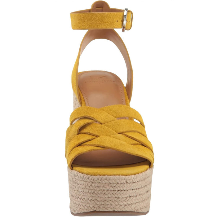 Marc Fisher 6 / yellow Marc Fisher LTD Women's Oaten Wedge Sandal SZ 6 - Contemporary, Sleek Shoes