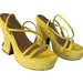 Marc Fisher 7.5 / Yellow "Marc Fisher LTD Women's Fetch Heeled Sandal, Yellow 700, Size 7.5"