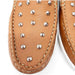 Marc Joseph New York 1.5 / Tan Noubuck / Leather Marc Joseph NY Kids Boys/Girls Leather Studded Loafer, Tan Nubuck, 1.5 M US