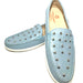 Marc Joseph New York 11.5 / Powder Blue / Leather Marc Joseph New York Kids Boys/Girls Leather Studded Loafer, Powder Blue Grainy, 11.5 M US Little