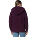 Marc New York XL / Purple Marc New York Performance Women's Teddy Fleece Hooded Jacket size XL * wom859