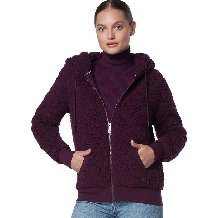 Marc New York XL / Purple Marc New York Performance Women's Teddy Fleece Hooded Jacket size XL * wom859