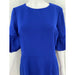 Marina 10 / Blue Marina Crepe Bubble Sleeve Blue Dress New in Plastic* Size 10 WD41