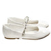 Mary Jane 5 / White / Patent Leather Kids Mary Jane Ballet Flats - Girls US Size 5 - $39.99 MSRP