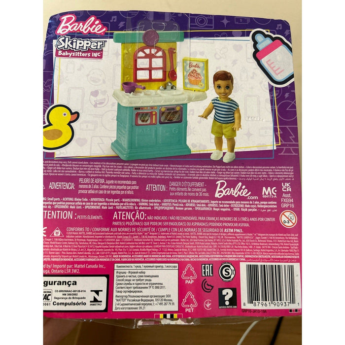 MATTE Collection 2020 Barbie Skipper 2020 Barbie Skipper Playset Toddler Doll & Kitchen