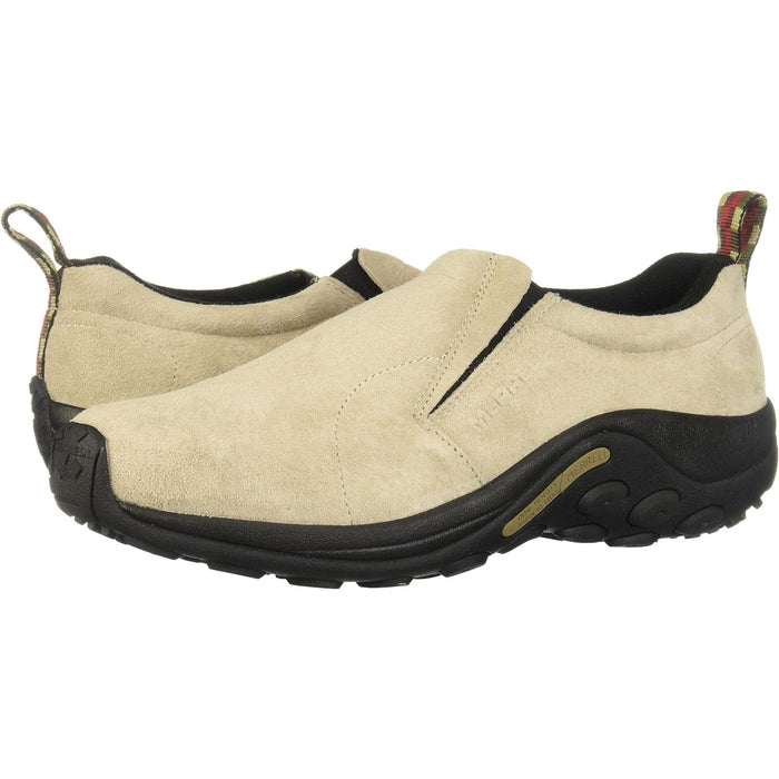 Merrell Beige / 9.5 Merrell Womens Jungle Leather Casual Slip-On Shoe, Size 9.5, Taupe - MSRP $110