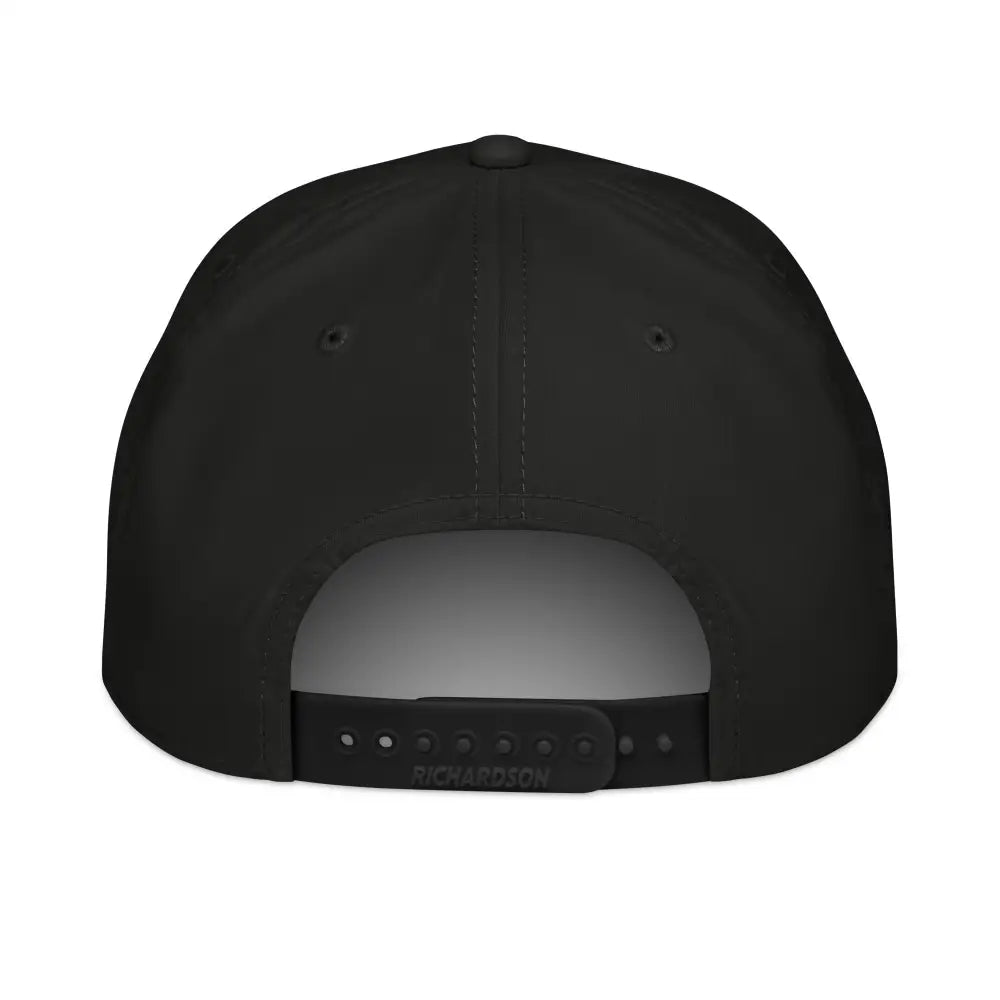 Minimalist Swan Golf embroidered rope cap with black snapback
