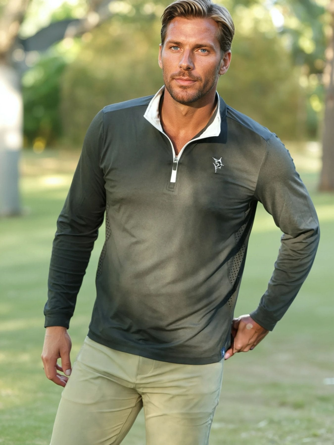 Monterey Long Sleeve Rashguard - UPF Sun Protection Swim Shirt - Triniskies