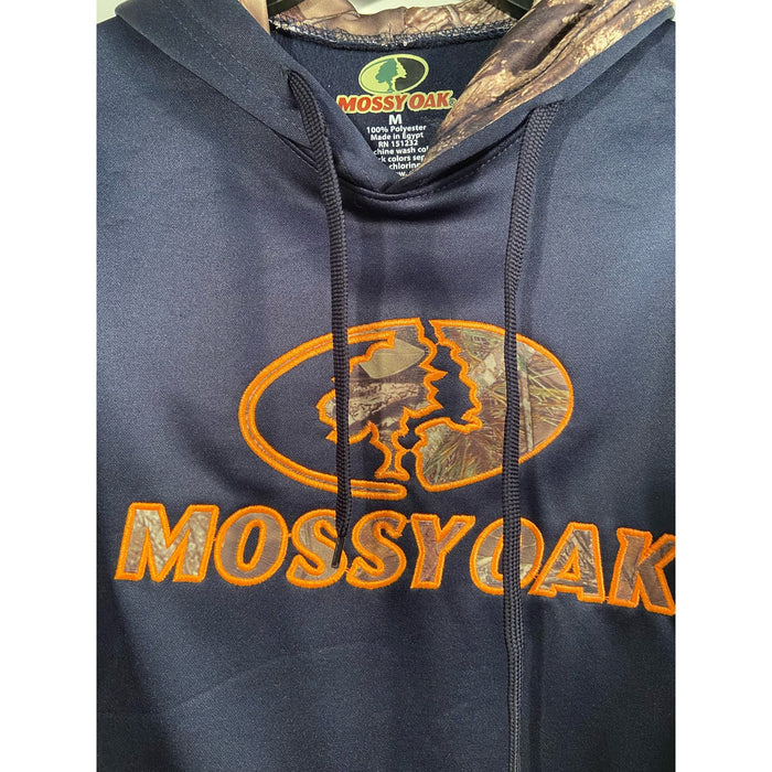 Mossy Oak Medium / Blue Mossy Oak Lined Camouflage Sweatshirt Hoodie - SZ M * MSS05