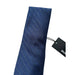 Murano Murano Slim 3” Dark Blue Silk Pinstripe Tie Necktie