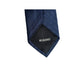 Murano Murano Slim 3” Dark Blue Silk Pinstripe Tie Necktie