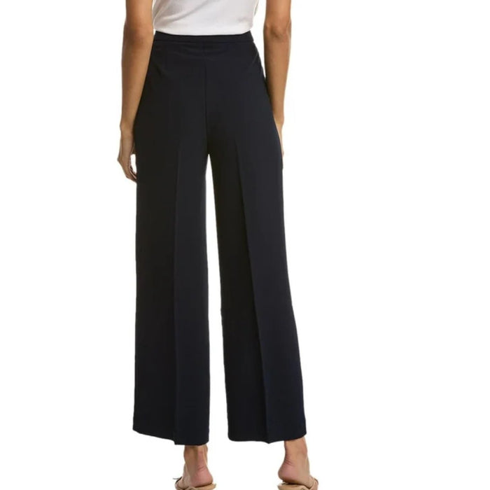 NANETTE Nanette Lepore 6 / Blue NANETTE NANETTE LEPORE * Ankle Pant with O-Ring Belt - Size 6 Navy Blue W1639