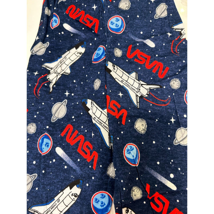 NASA 6 Boys / Blue/Red Boys NASA Pajama Sleepwear Set - Size 6. K68 *