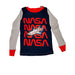 NASA 6 Boys / Blue/Red Boys NASA Pajama Sleepwear Set - Size 6. K68 *