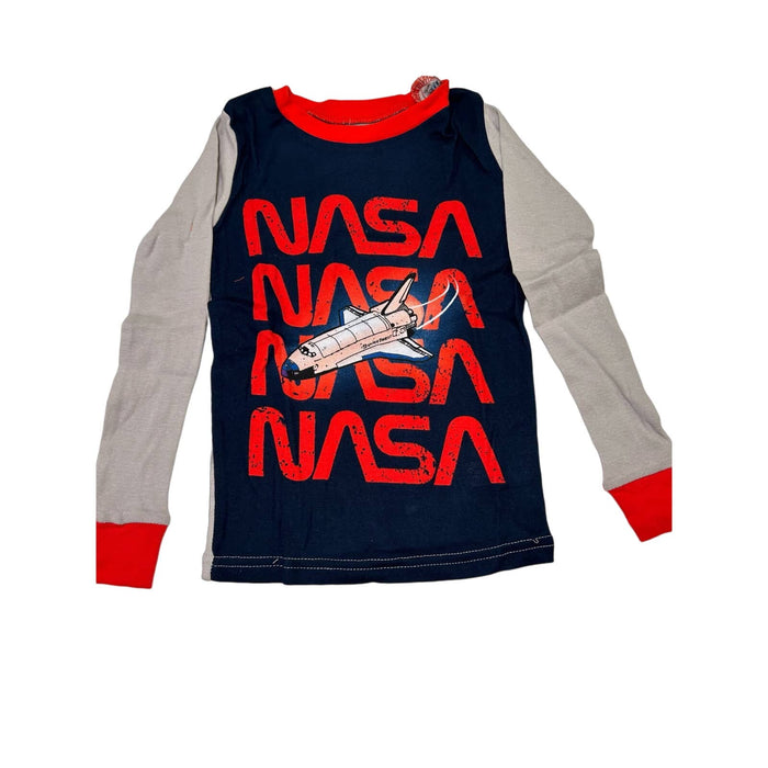 NASA 6 Boys / Blue/Red Boys NASA Pajama Sleepwear Set - Size 6. K68 *