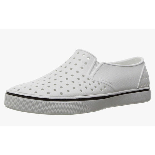 Native White / 9T Native Shoes Miles Water-Resistant Slip-On Kids Shoe (Toddler) - Size 9T