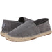 Natural World 9 / gray Natural World Men's Flat - Sustainable Vegan Espadrille Shoes Sz 42EU/9M US