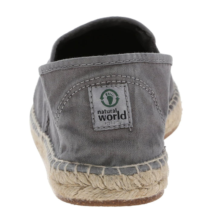 Natural World 9 / gray Natural World Men's Flat - Sustainable Vegan Espadrille Shoes Sz 42EU/9M US