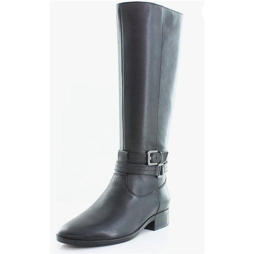 Naturalizer 7WC / Black / Leather Naturalizer Reid Womens  Wide Calf Boots. US Size 7W-WC  - BLACK