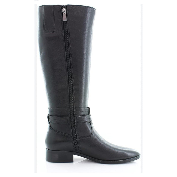 Naturalizer 7WC / Black / Leather Naturalizer Reid Womens  Wide Calf Boots. US Size 7W-WC  - BLACK