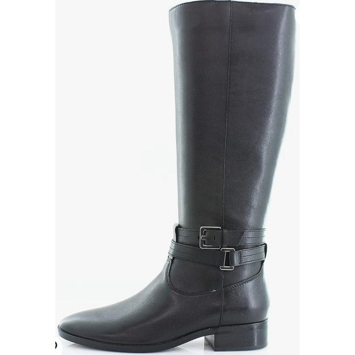 Naturalizer 7WC / Black / Leather Naturalizer Reid Womens  Wide Calf Boots. US Size 7W-WC  - BLACK