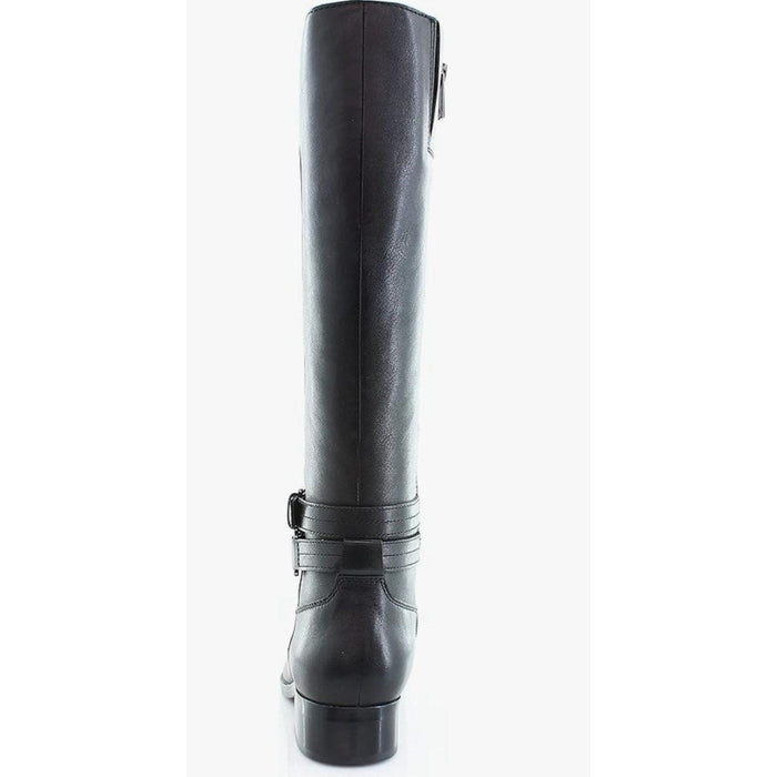 Naturalizer 7WC / Black / Leather Naturalizer Reid Womens  Wide Calf Boots. US Size 7W-WC  - BLACK