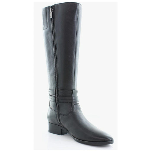 Naturalizer 7WC / Black / Leather Naturalizer Reid Womens  Wide Calf Boots. US Size 7W-WC  - BLACK