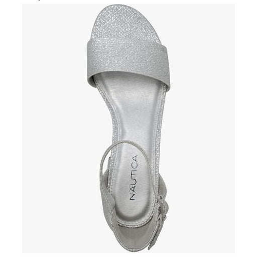 Nautica 7.5 / Silver Glitter "Nautica Yona/Silver Glitter Women's Sandals, Size 7.5"