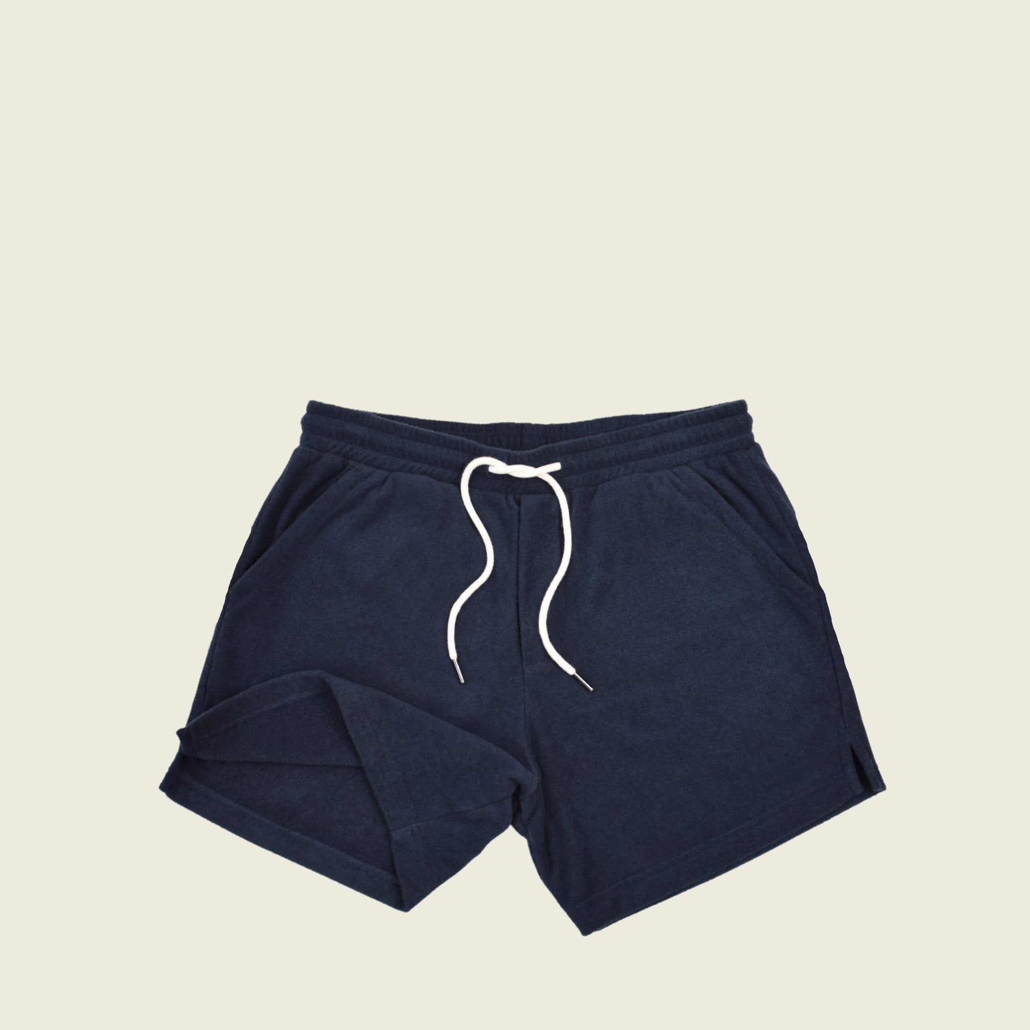 Navy Toweling Terry Shorts – Men’s Organic Cotton Resort Swim & Lounge Short - Triniskies
