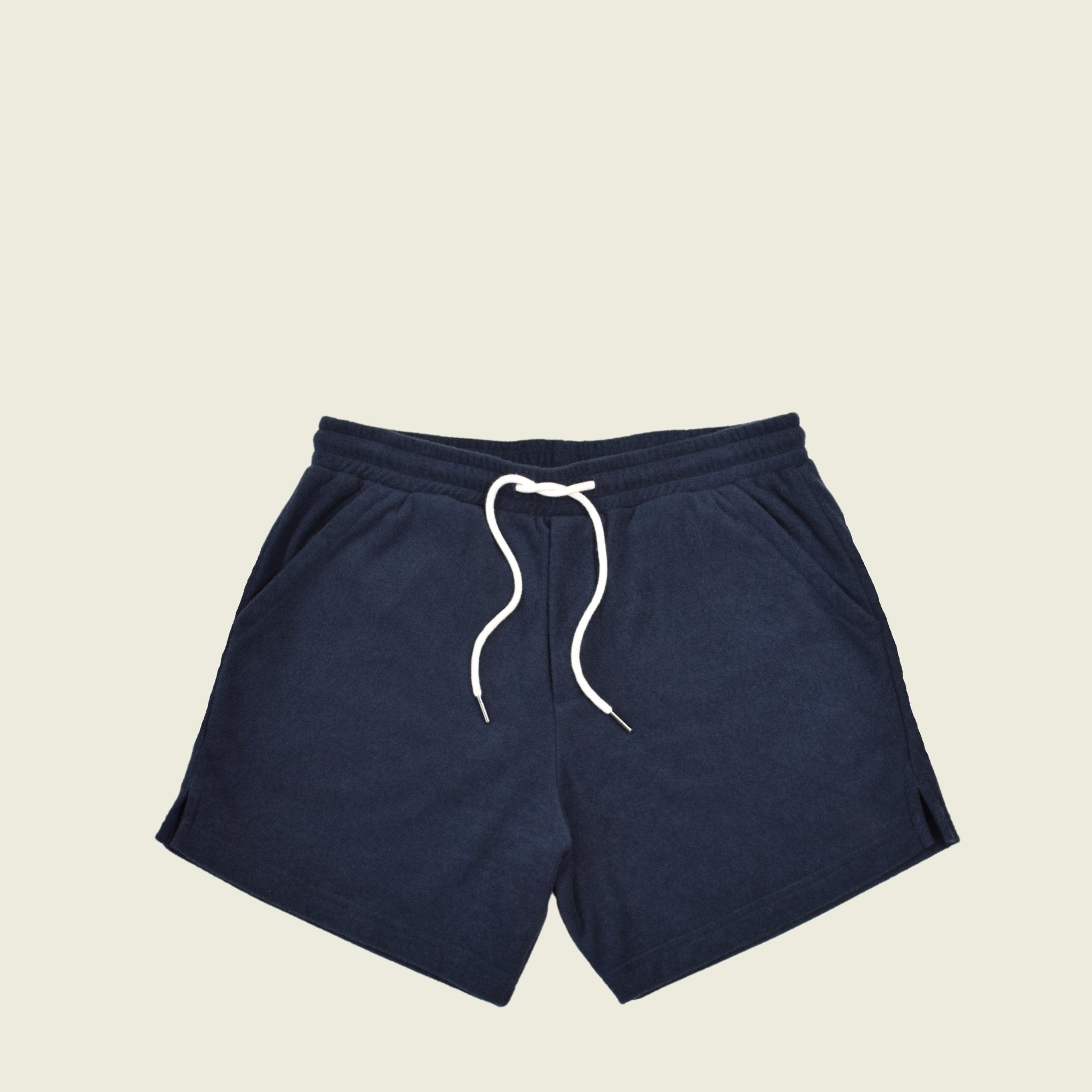 Navy Toweling Terry Shorts – Men’s Organic Cotton Resort Swim & Lounge Short - Triniskies