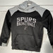 NBA Medium / Black NBA Kids Spurs Basketball Hoodie Size Medium 5/6 Black and Gray * k312