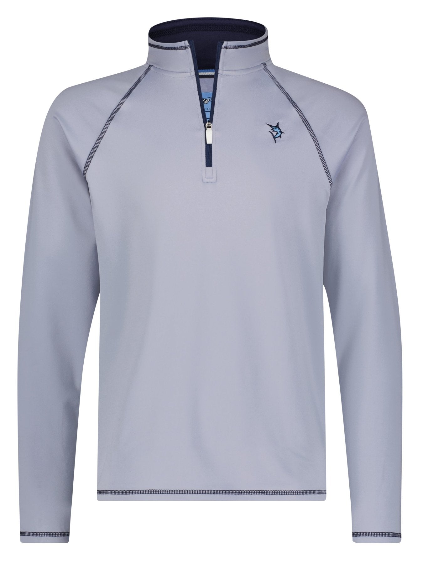 New Harbor Quarter Zip Pullover Grey - Performance Golf Wear - Triniskies
