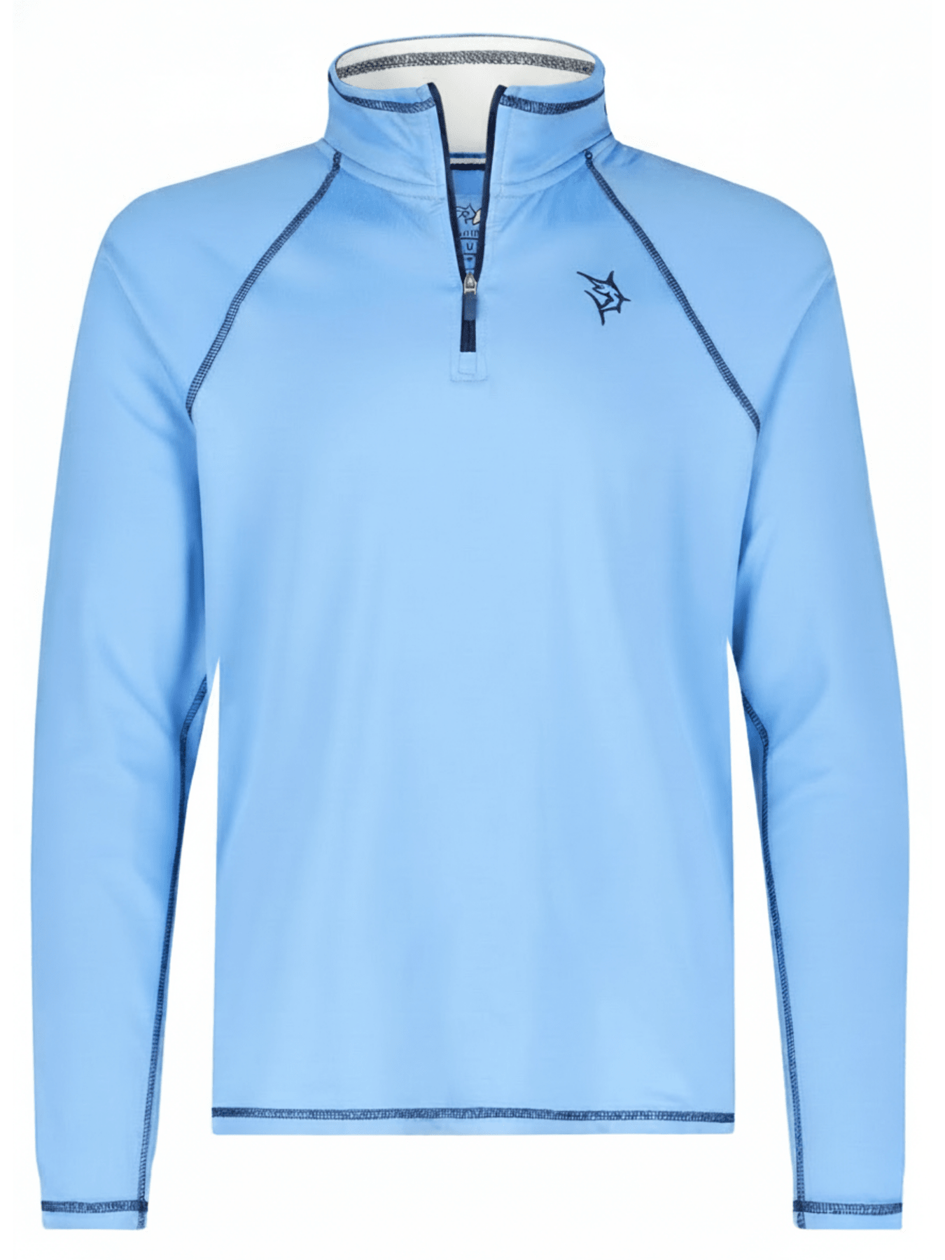 New Harbor Quarter Zip Pullover Light Blue - Performance Golf Wear - Triniskies
