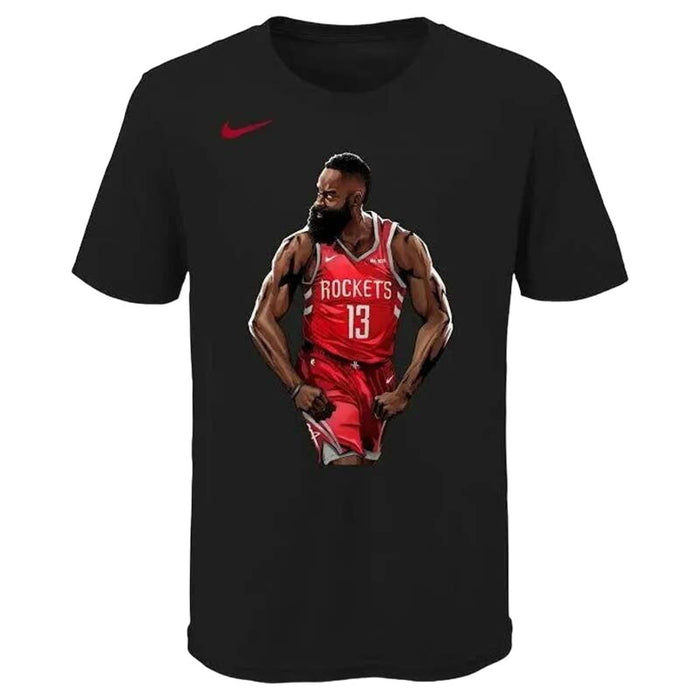 Nike medium / black Nike Youth James Harden Houston Rockets Dri-Fit T-Shirt - Size Medium * k325