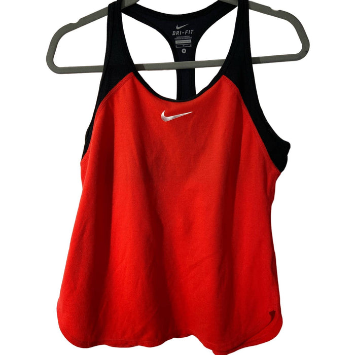 Nike Nike Womens Dry Fit Tank Top - Orange/Black