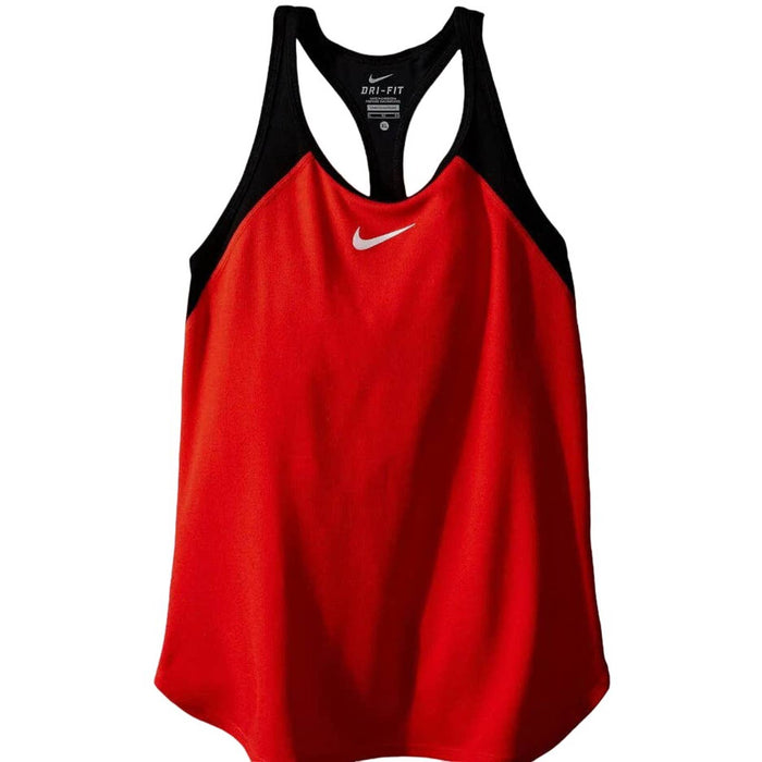 Nike Nike Womens Dry Fit Tank Top - Orange/Black