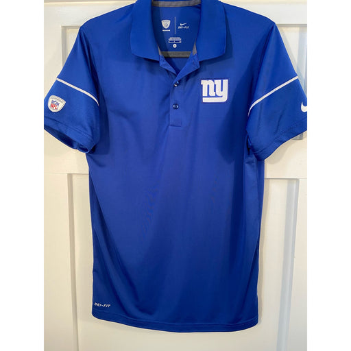 Nike Small / Blue New York Giants Polo Shirt by Nike Dri-Fit - Size S * MTS06